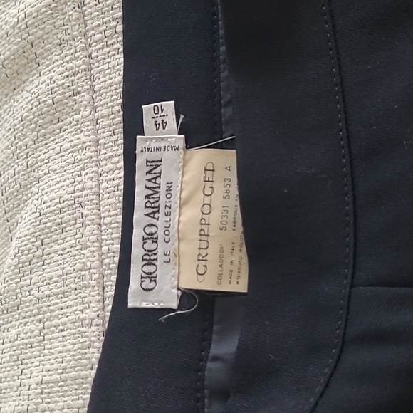 Giorgio Armani Navy Pencil Skirt - Picture 2 of 7